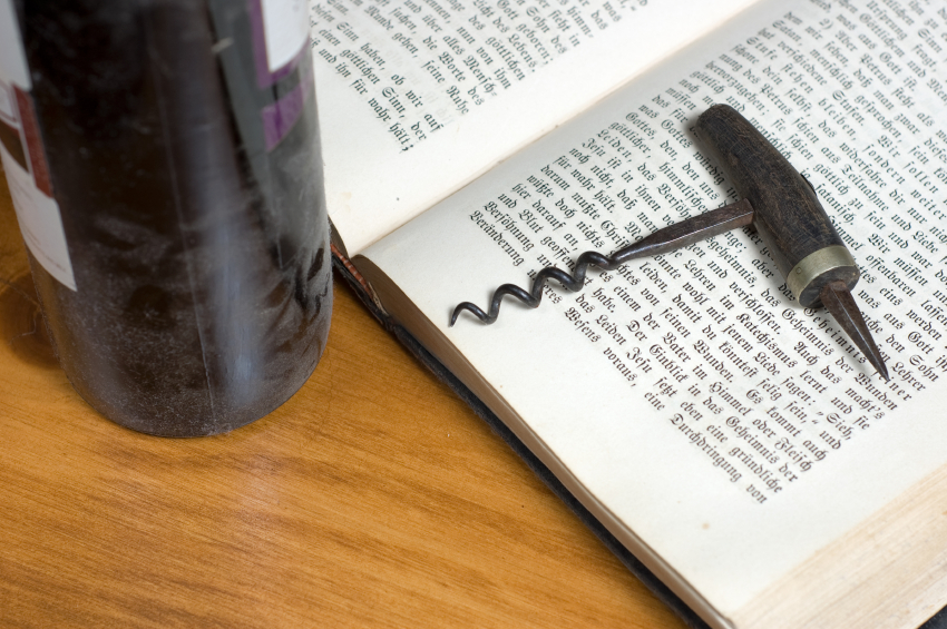 Wine-corkscrew-on-book-iStock_000005916770_Small