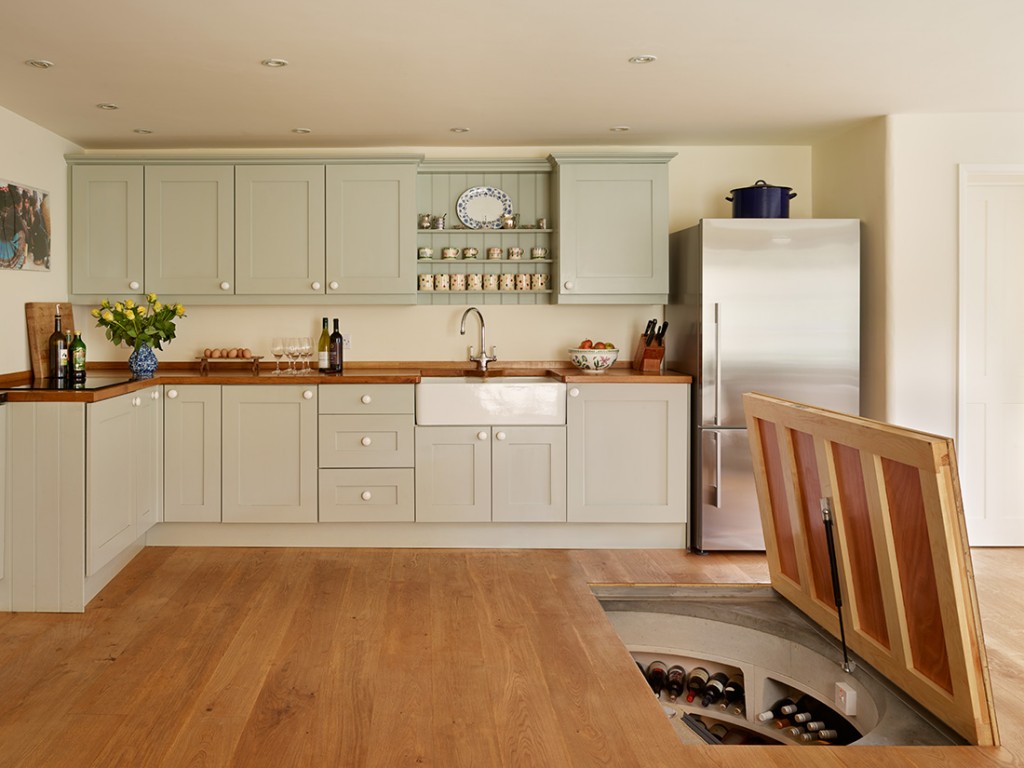spiral cellar kitchen