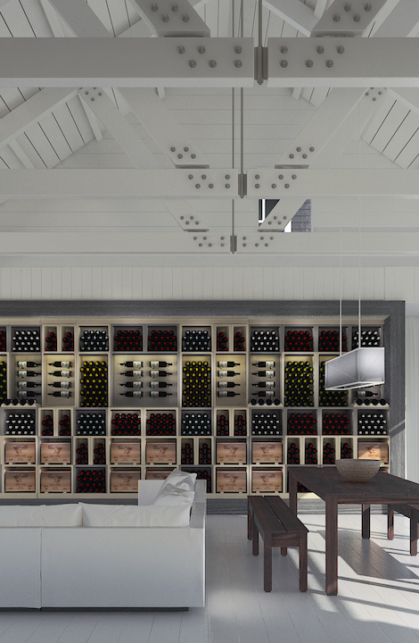 Concrete Open Lounge Concept config - 1