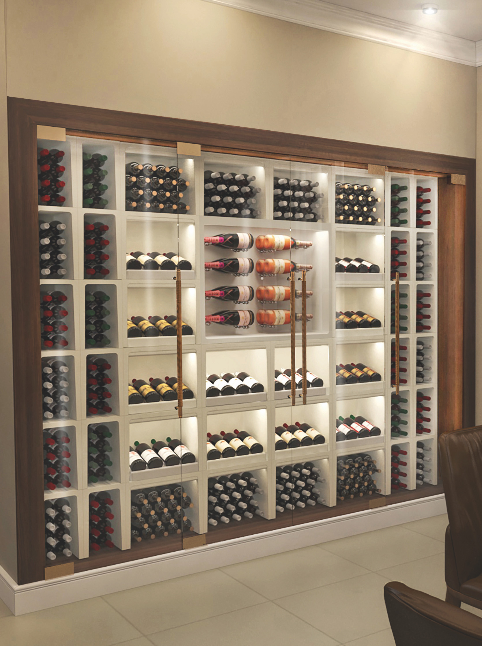US built in wine wall 3